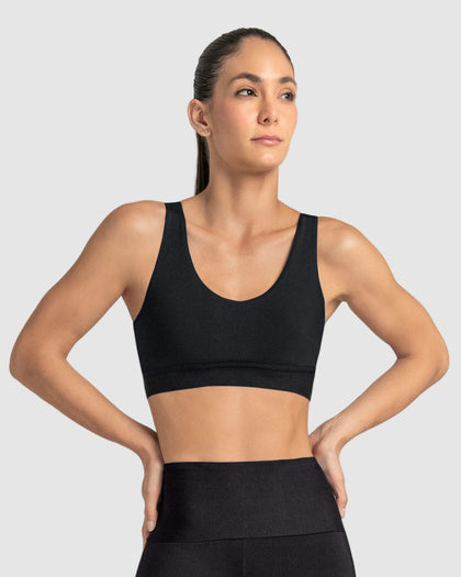 Top deportivo espalda atlética con detalles en SmartLace®#color_700-negro