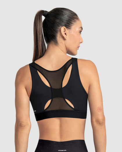Top deportivo espalda atlética con detalles en SmartLace®#color_700-negro