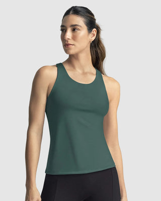 Camiseta deportiva con top interno de buen ajuste#color_678-verde
