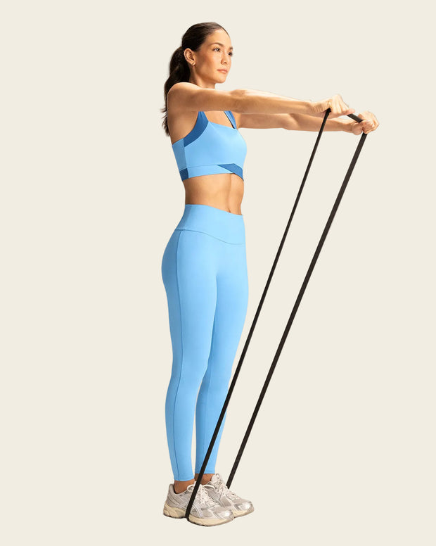 Top deportivo doble faz, cargaderas anchas