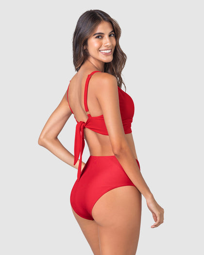 Bikini con panty tiro alto y top de buen cubrimiento#color_377-rojo-medio