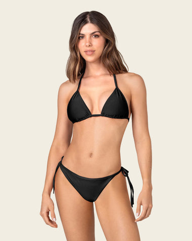 Bikini con top y panty anudables#color_700-negro