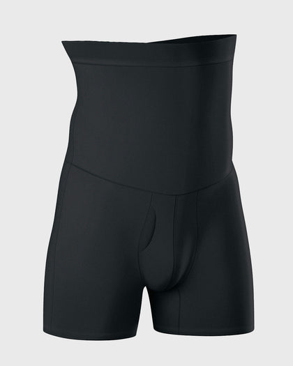 Bóxer de compresión en microfibra dos prendas en una: bóxer y cinturilla