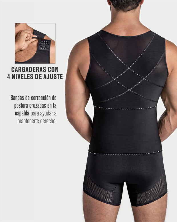 Faja postquirúgica para hombre de máxima compresión
