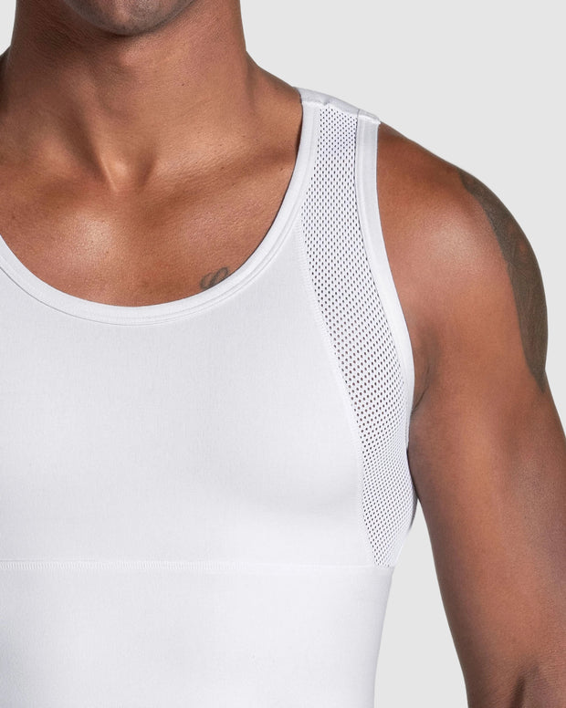 Camiseta manga sisa de compresión fuerte ideal para uso diario con algodón pima