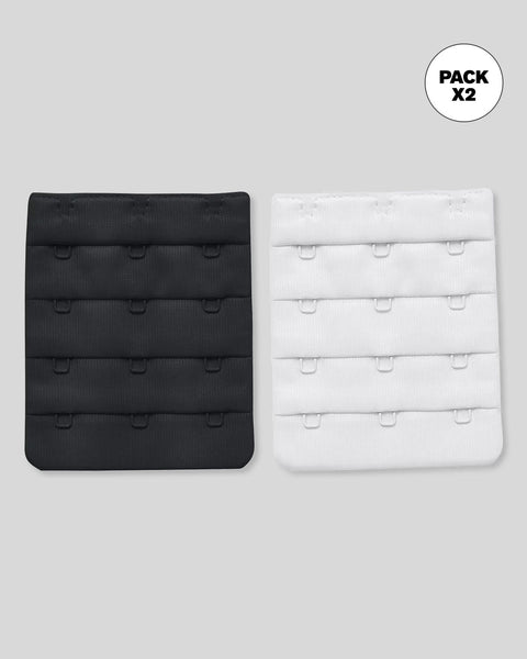 Paquete x2 broches extensores triples#color_999-blanco-negro