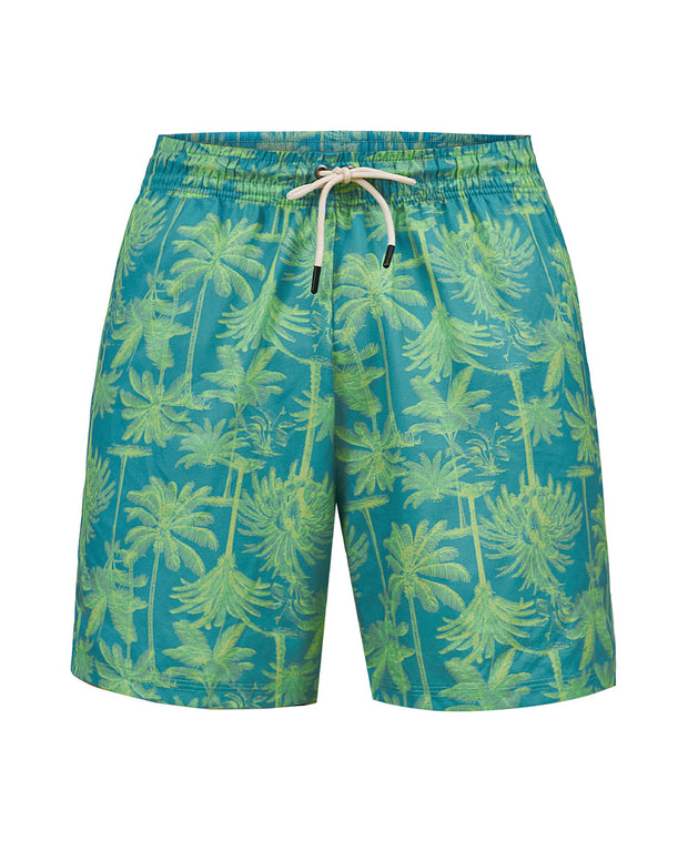 Pantaloneta de baño masculina con práctico bolsillo al lado derecho