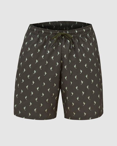 Pantaloneta de baño masculina con práctico bolsillo al lado derecho#color_a44-estampado-miniprint-animal