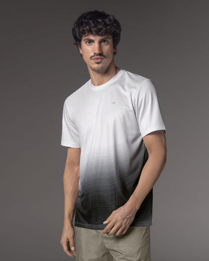 Camiseta deportiva masculina con tecnología de secado rápido#color_012-estampado-puntos