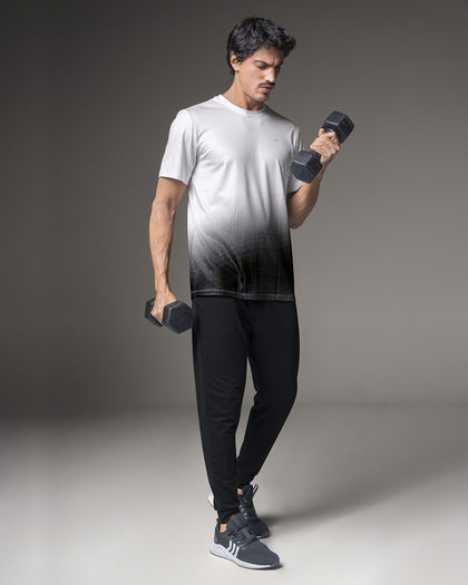 Camiseta deportiva masculina con tecnología de secado rápido#color_012-estampado-puntos