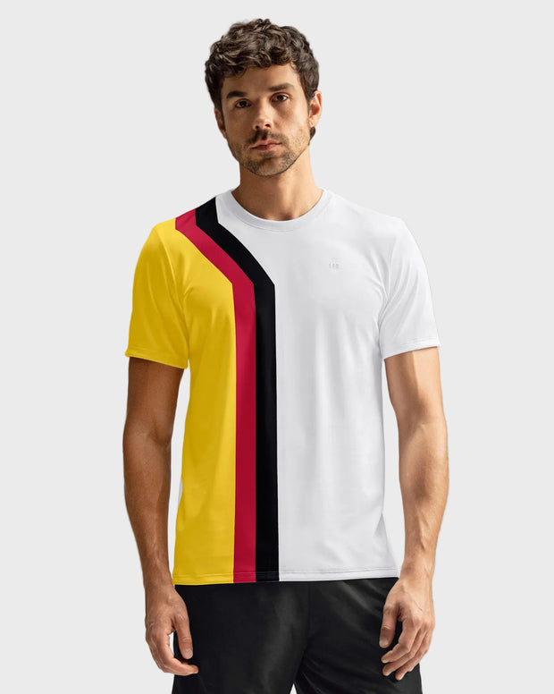 Camiseta deportiva masculina con tecnología de secado rápido