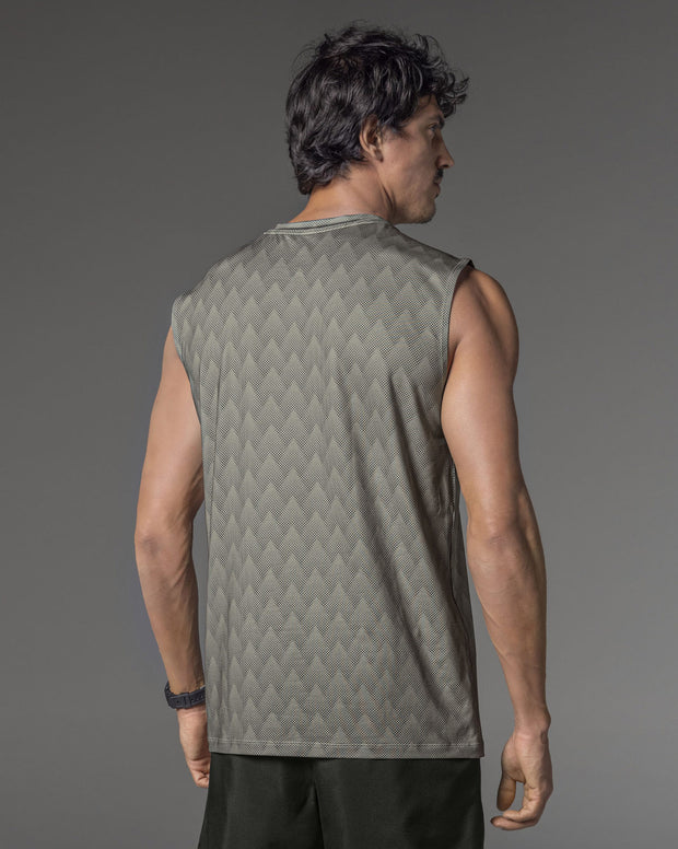Camiseta manga sisa deportiva y de secado rápido para hombre