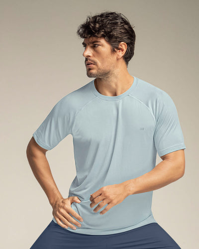 Camiseta deportiva con tela texturizada y transpirable#color_591-azul-claro