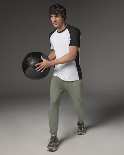 Camiseta deportiva masculina manga corta#color_000-blanco