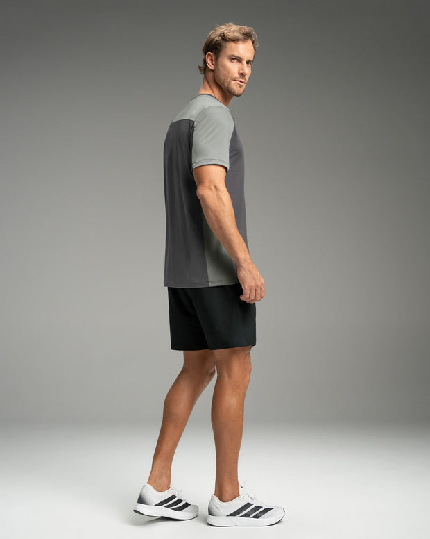 Camiseta deportiva masculina manga corta