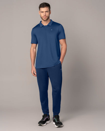 Jogger deportivo estilo sudadera con bolsillos laterales funcionales#color_559-azul-oscuro