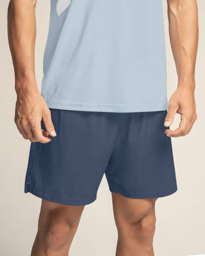 Pantaloneta deportiva con bóxer interno#color_457-azul-grisaceo