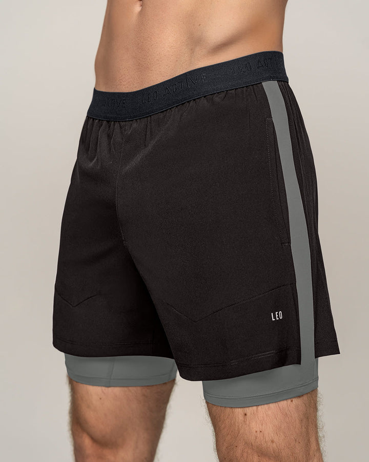 Pantaloneta deportiva con bóxer interno fijo