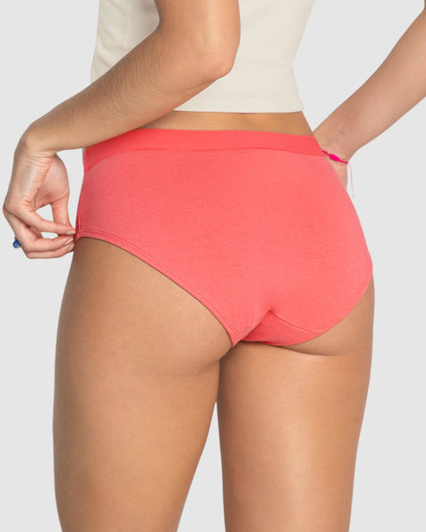 Paquete x3 panties estilo hipster en algodón#color_s60-marfil-estampado-coral-rosado