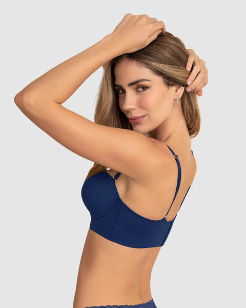 Brasier strapless de realce suave#color_510-azul-oscuro