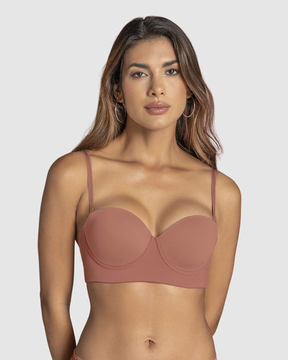 Brasier strapless de realce suave#color_951-palo-de-rosa