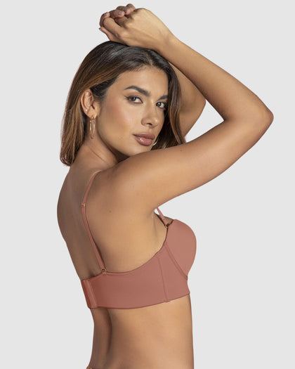 Brasier strapless de realce suave#color_951-palo-de-rosa