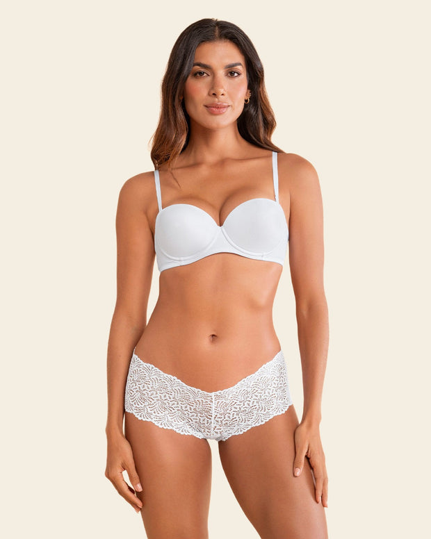 Brasier strapless con varilla de realce suave