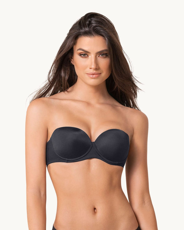Brasier strapless con varilla de realce suave