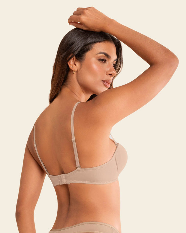 Brasier strapless con varilla de realce suave