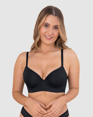 Brasier de realce suave y buen cubrimiento en espalda#color_700-negro