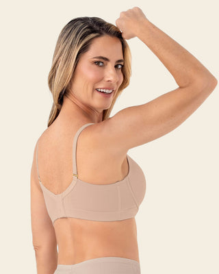 Brasier de realce suave y buen cubrimiento en espalda#color_802-cafe-claro