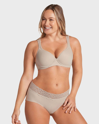 Brasier de buen cubrimiento con cargaderas acolchadas#color_802-cafe-claro