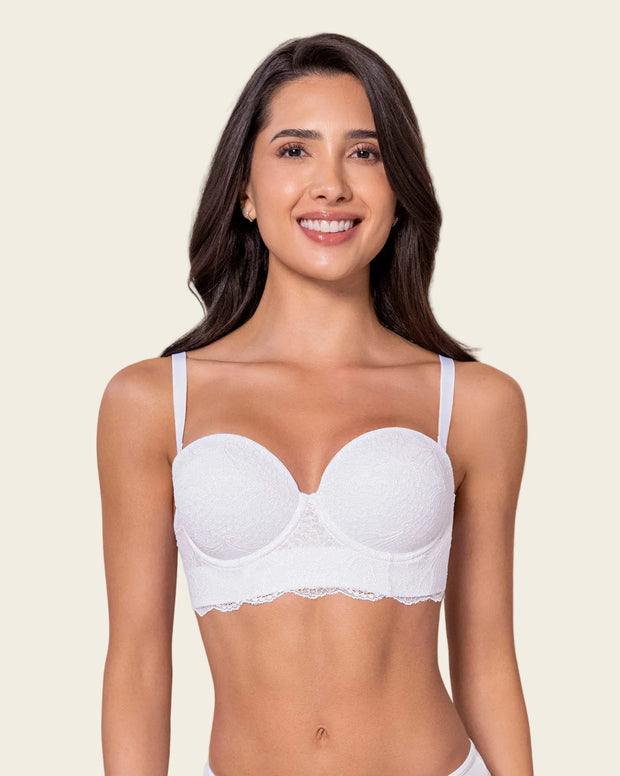 Solo-POS Brasier en encaje con realce incorporado