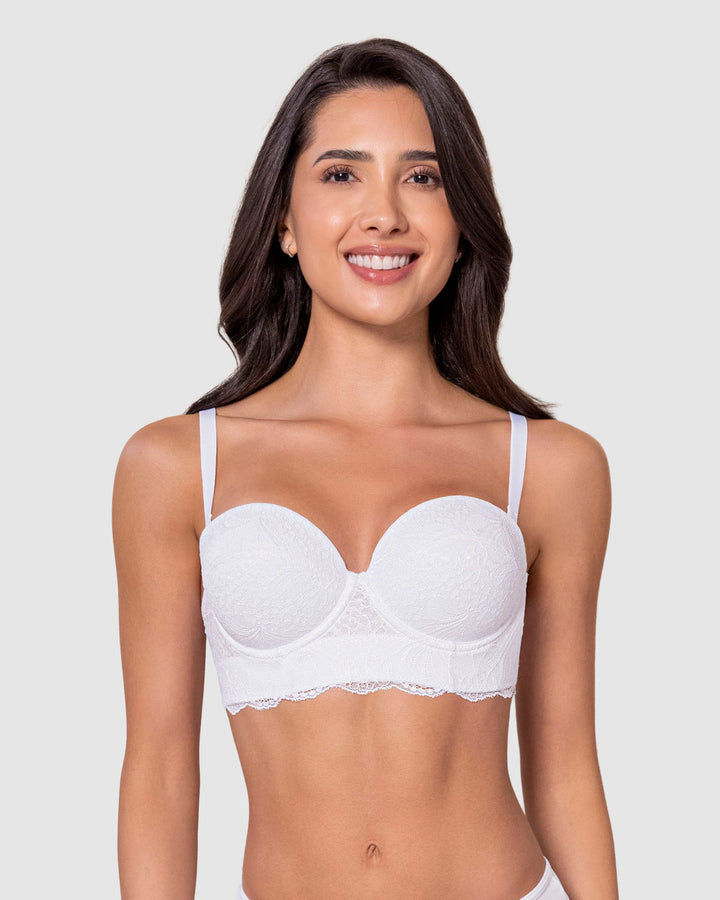 Brasier en encaje con realce incorporado