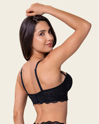 Solo-POS Brasier en encaje con realce incorporado#color_700-negro