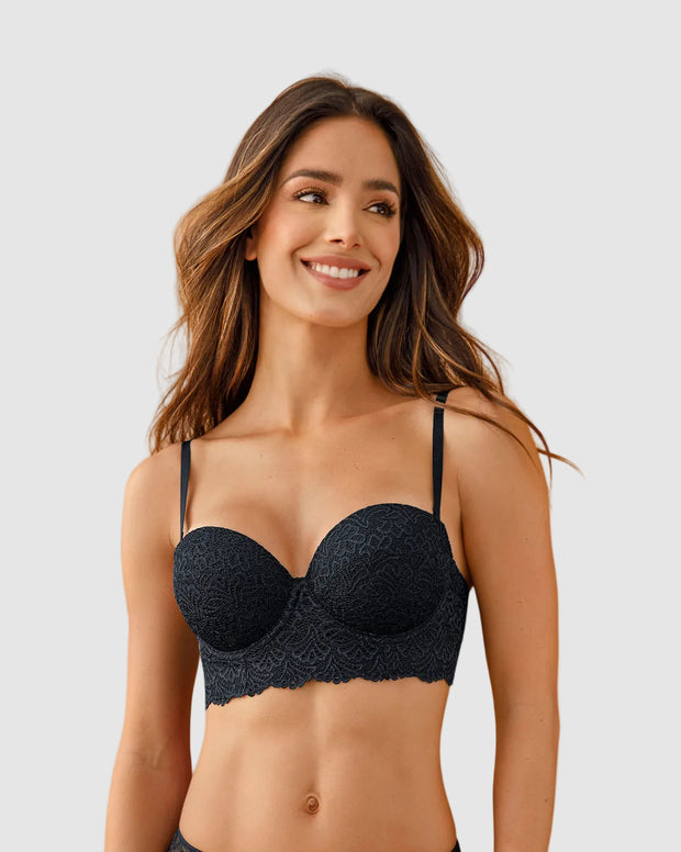 Brasier en encaje con realce incorporado