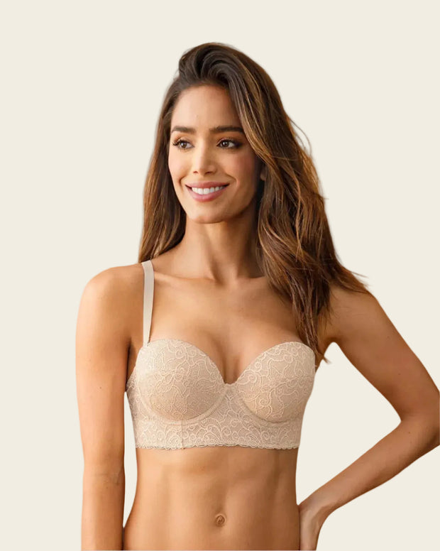 Brasier en encaje con realce incorporado