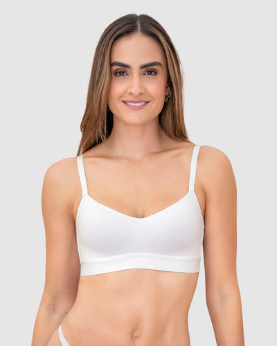 Brasier tipo top ultraliviano con copas internas fijas#color_000-blanco