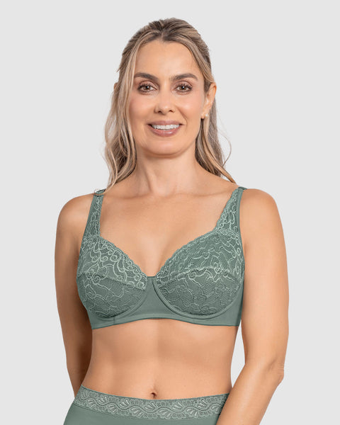 Brasier triangular con copas en SmartLace® y espalda en tela lisa#color_198-verde