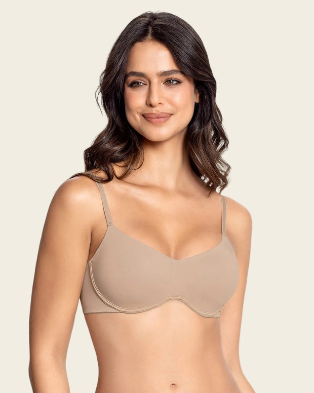 Brasier ultraliviano con copas internas fijas