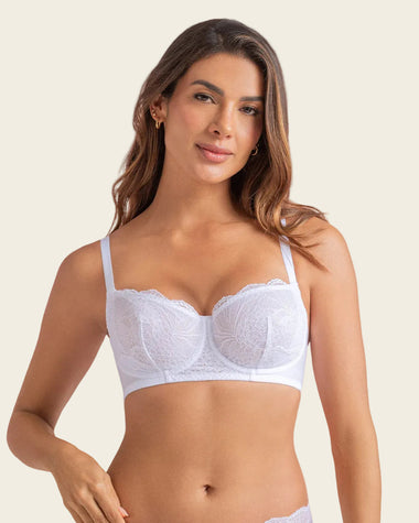 Brasier con copas en SmartLace® y espalda en tul#color_000-blanco
