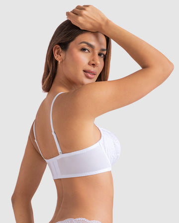 Brasier con copas en SmartLace® y espalda en tul#color_000-blanco