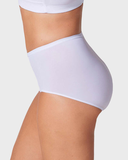 Panty clásico de control suave con excelente modelación#color_000-blanco