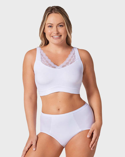 Panty clásico de control suave con excelente modelación#color_000-blanco