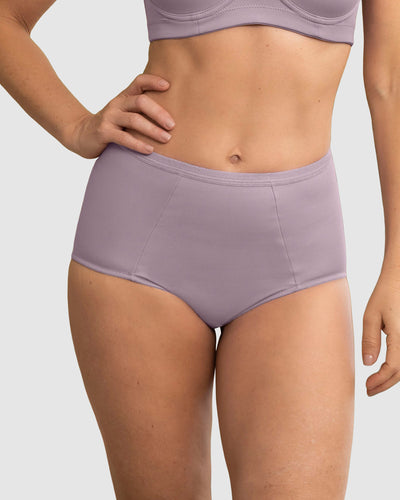 Panty clásico de compresión suave con excelente modelación#color_465-lila
