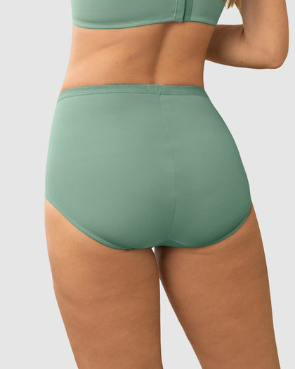 Panty clásico de compresión suave con excelente modelación#color_620-verde