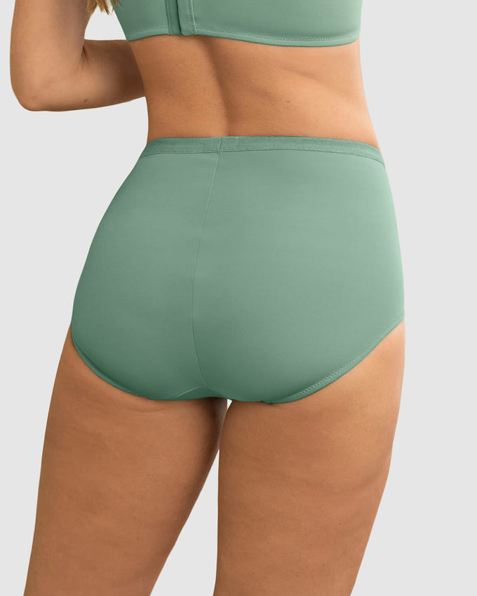 Panty clásico de compresión suave con excelente modelación#color_620-verde