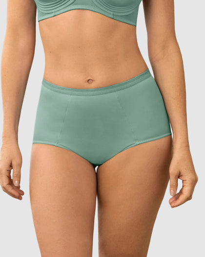 Panty clásico de compresión suave con excelente modelación#color_620-verde