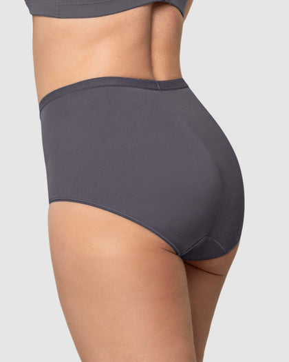 Panty clásico de compresión suave con excelente modelación#color_721-gris-oscuro