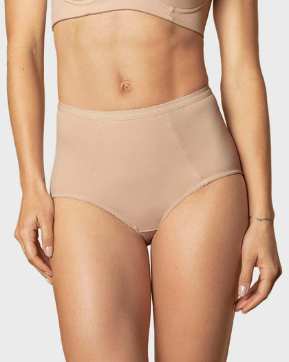 Panty clásico de control suave con excelente modelación#color_802-cafe-claro